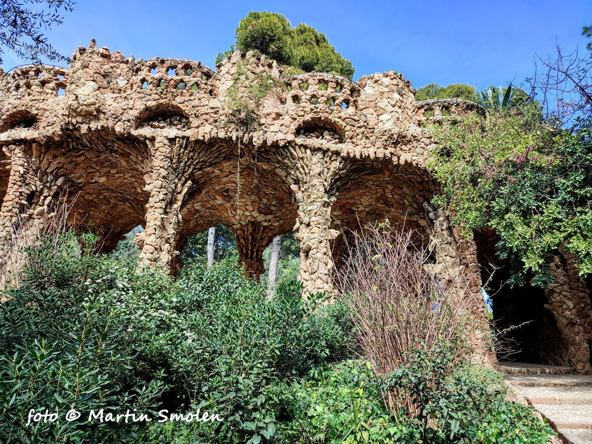 Park Güell, Barcelona, Španielsko Park Güell, Barcelona, Španielsko