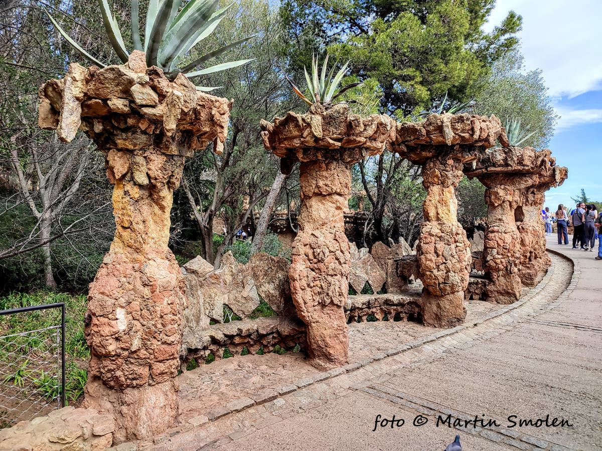 Park Güell, Barcelona, Španielsko Park Güell, Barcelona, Španielsko