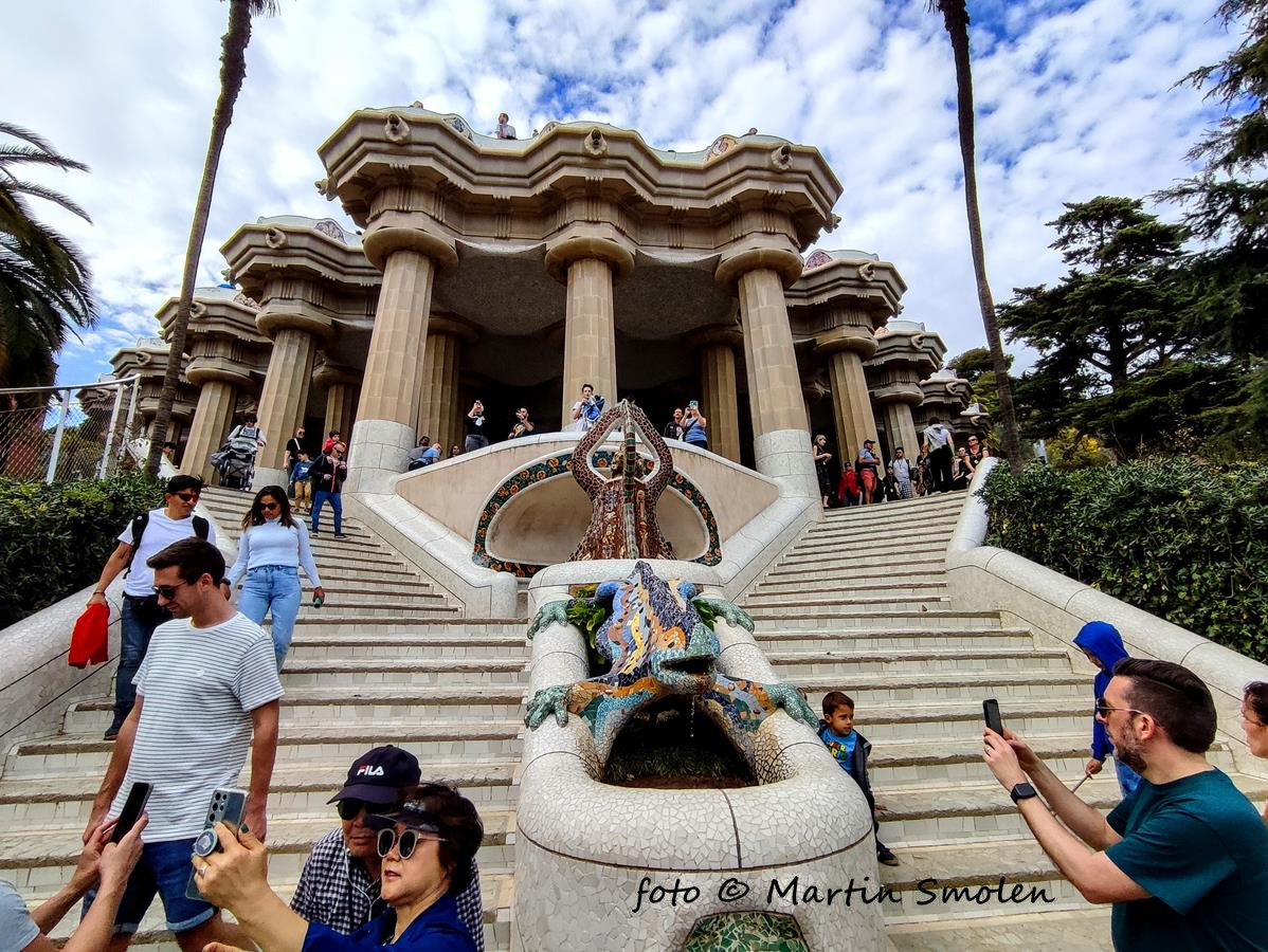 Park Güell, Barcelona, Španielsko Park Güell, Barcelona, Španielsko